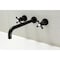 Kingston Brass KS8050BX Wall Mount Tub Faucet, Matte Black KS8050BX - alternate 3